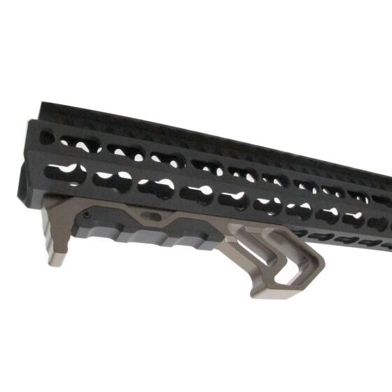 JJ airsoft grip multiuso TD MOD per astine keymod (tan)