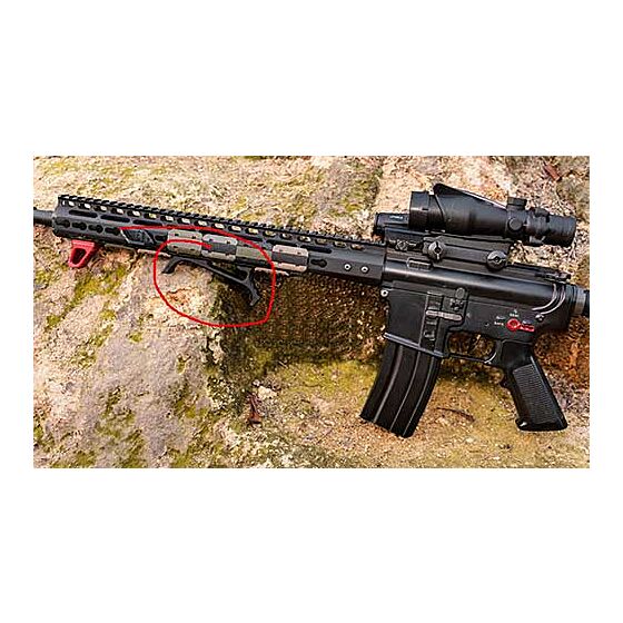 JJ Airsoft grip angolare VP23 tactical per astine M-LOK/keymod (tan)