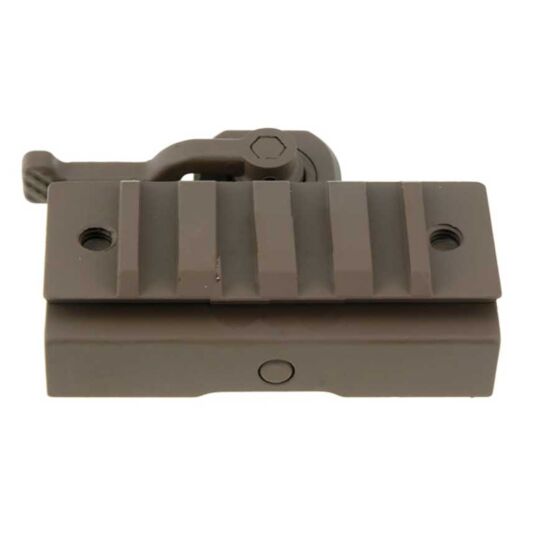 JJ airsoft estensione 20mm a sgancio rapido per flat top m4 (tan)