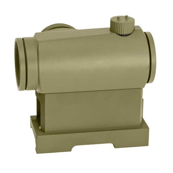 JJ airsoft T043 minimal red dot scope with extension (tan)
