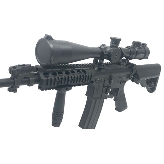 JJ Airsoft 8-32x50 scope with IR reticle (with mount rings)