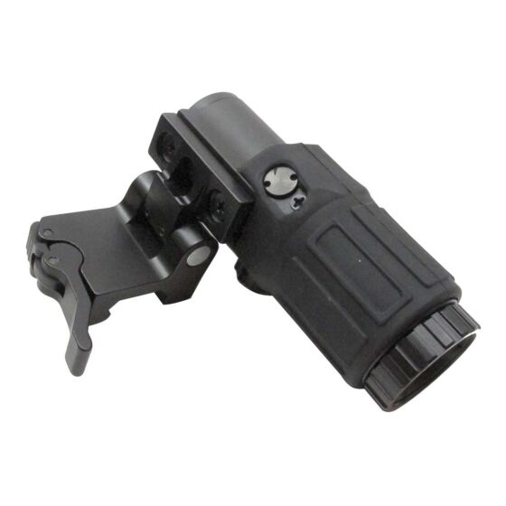JJ airsoft ottica G33 ingranditore 3x con anello abbattibile (nero)
