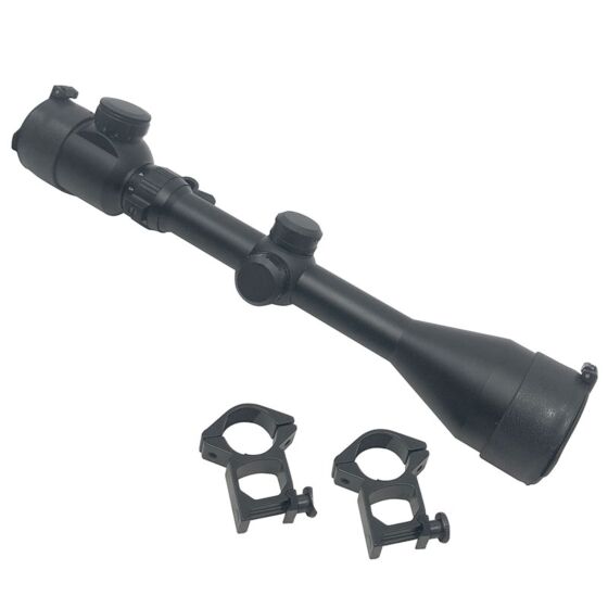 JJ Airsoft 3-9x50E scope (with rings)