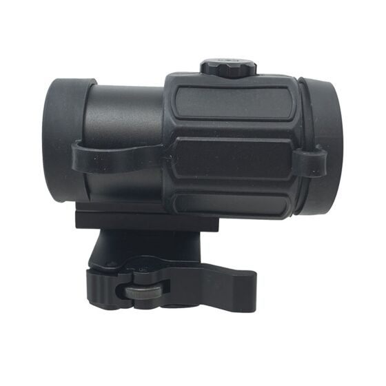 JJ Airsoft G43 MICRO magnifier 3x scope with flip to side ring (black)