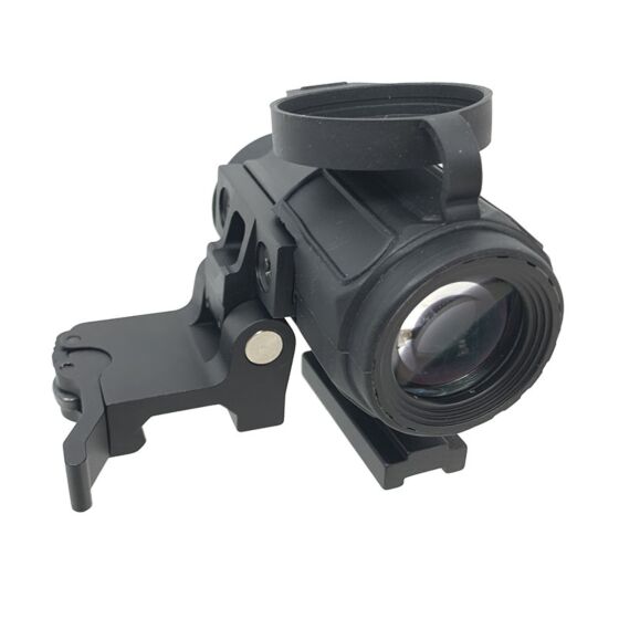 JJ Airsoft G43 MICRO magnifier 3x scope with flip to side ring (black)