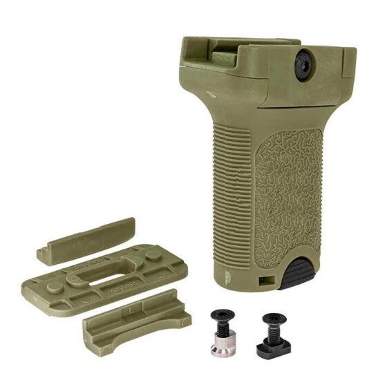 JJ Airsoft grip anteriore BCM style multiuso (tan)