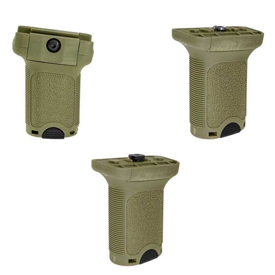 JJ Airsoft grip anteriore BCM style multiuso (tan)