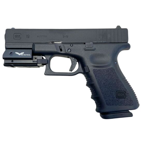 JS-Tactical mini laser LOW-PRO per slitte 20mm (rosso)