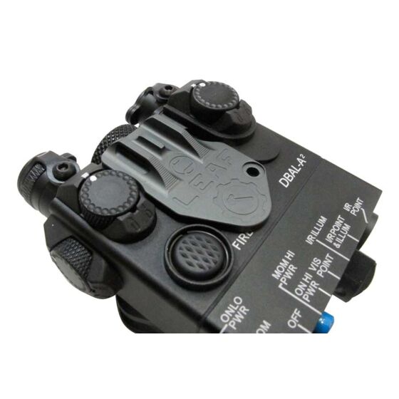 SOTAC DBAL-A2 puntatore dual con laser & torcia IR per slitte 20mm (nero)