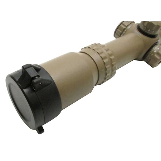 JJ airsoft ottica LPVO 1-4x26 con anelli (tan)