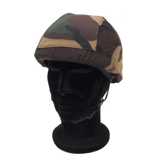 Royal helmet cover woodland camo