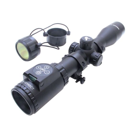Js-tactical ottica3-12x40 con livella (con anelli)