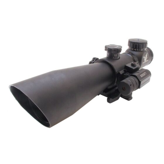 Js-tactical ottica 3-9x42 con laser (sgancio rapido)