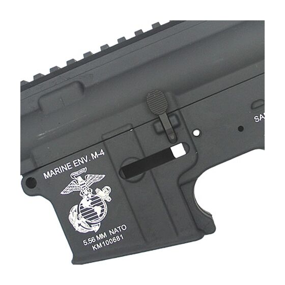 King Arms bolt stop in acciaio per fucile elettrico m4