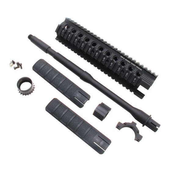 King arms free floating ras 10 inches full set for m4 electric gun
