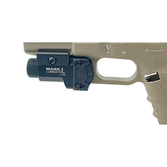Powertac torcia MARK-1 per slitte 20mm (nera)