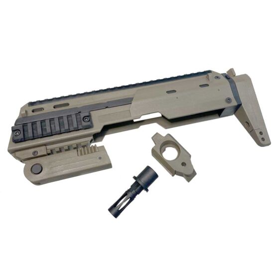 CTM KIT MP7 SMG per pistola a gas AAP01 (tan)