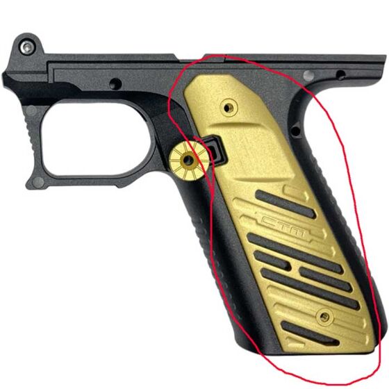 CTM FUKU-2 CNC Aluminum grips for AAP01 pistol (gold)