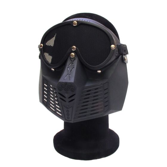 Royal detachable reinforced web mask