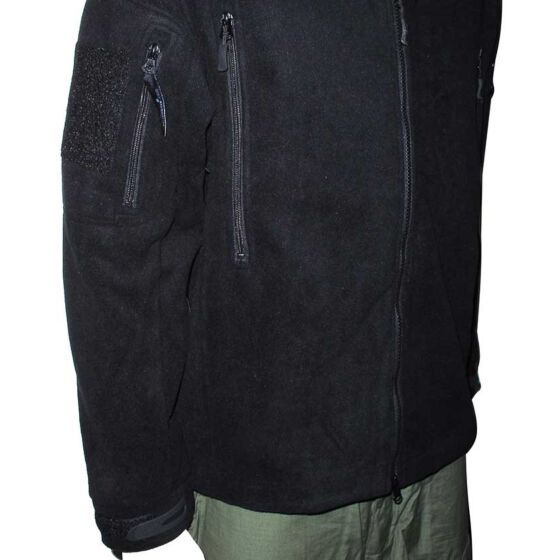 Helikon giacchetto militare LIBERTY Double Fleece Jacket (nero) (bl-lib-hf-01)