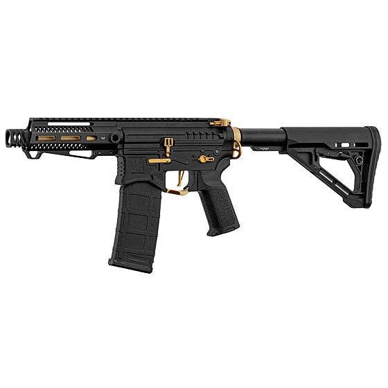 ZION ARMS fucile elettrico M4 R15 Short ETU (nero/gold)