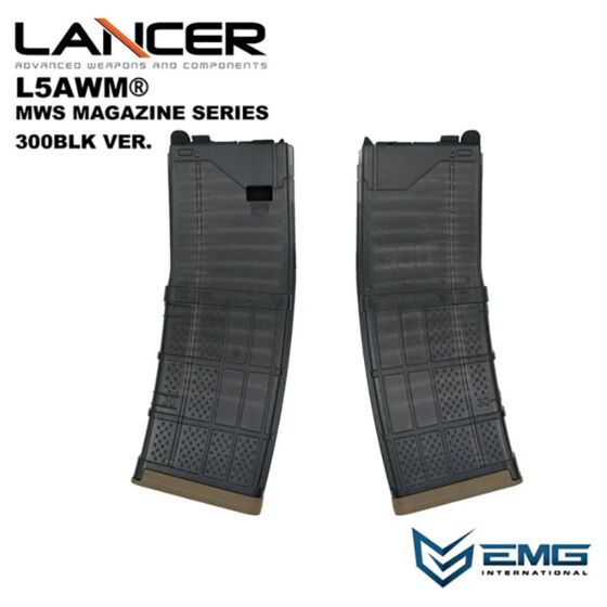 Angry Gun caricatore 35 colpi EMG LANTAC 300BLK L5AWM per fucile a gas M4 MWS
