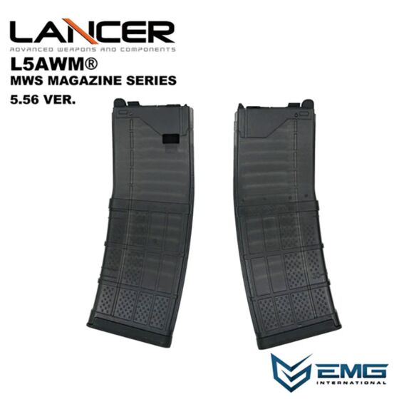 Angry Gun caricatore 35 colpi EMG LANTAC 5.56 L5AWM per fucile a gas M4 MWS