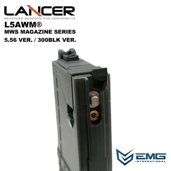 Angry Gun caricatore 35 colpi EMG LANTAC 5.56 L5AWM per fucile a gas M4 MWS