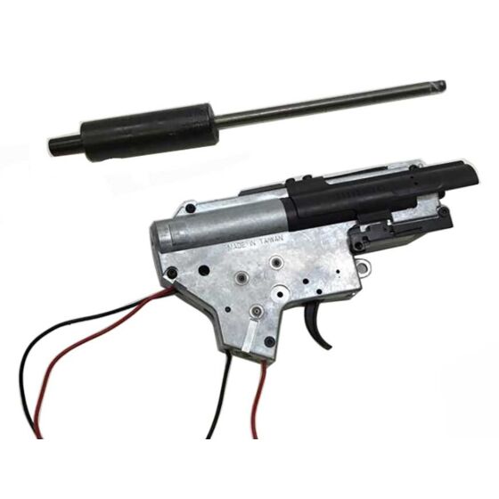 Lonex fucile elettrico m4 SPR urx nero full metal con sistema scarrellante BAW (16 pollici)