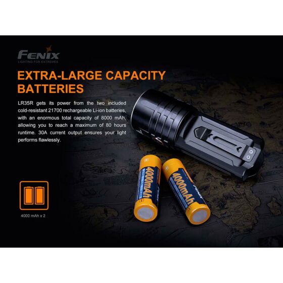 Fenix torcia LED LR35 (10000 lumens)