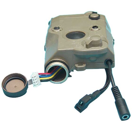 G&p puntatore laser PEQ15 con batteria lipo 1500 7.4v (tan)