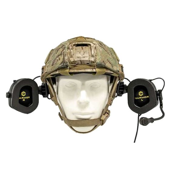 EARMOR Attacchi multi posizione M16 per elmetto ARC (coytote brown)