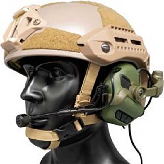 EARMOR Attacchi multi posizione M16 per elmetto FLUX/MTEK (coyote brown)