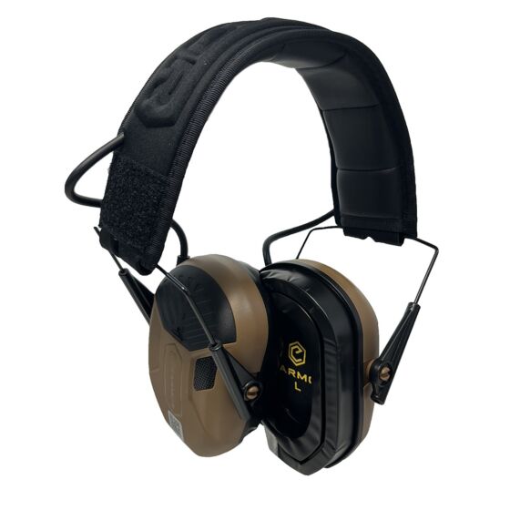 EARMOR Cuffie protettive taglia rumore M300A (Coyote brown)