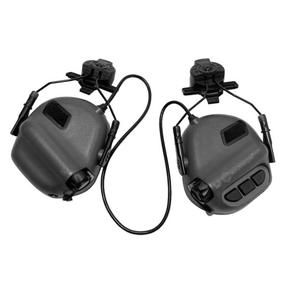 EARMOR cuffie protettive taglia rumore MOD4 per elmetti TEAM WENDY 3.0 (nere)