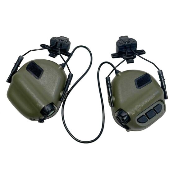 EARMOR cuffie protettive taglia rumore MOD4 per elmetti TEAM WENDY 3.0 (verdi)