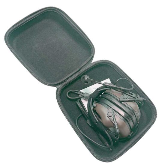 EARMOR cuffie radio ricevitore M32 MARK3 MILPRO DUAL COMMUNICATION da testa (coyote brown)