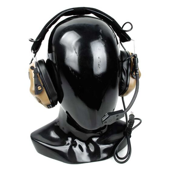 EARMOR M32 MOD4 communication Hearing protection hearphone (coyote brown)