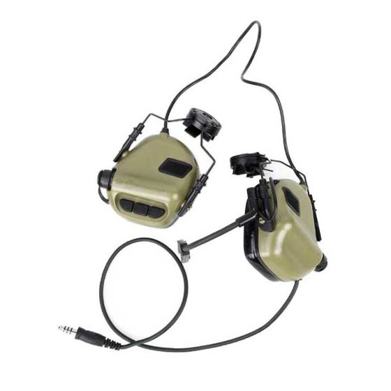 EARMOR M32H MOD4 communication Hearing protection earmuff for FAST helmet (tan)