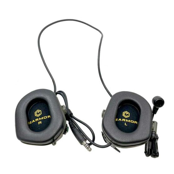 EARMOR M32N MARK3 MILPRO communication Headset with soft head band (coyote brown)