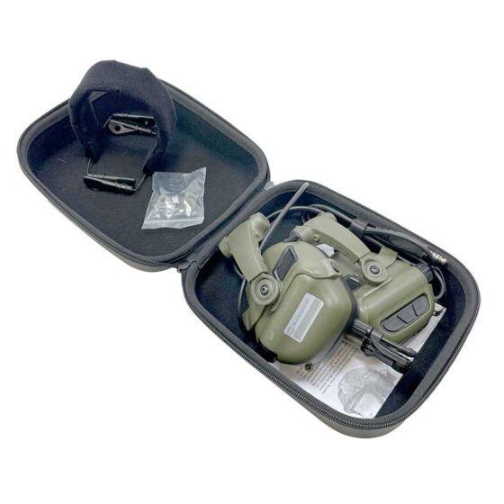 EARMOR cuffie radio ricevitore M32X MARK3 MILPRO per elmetti ARC (coyote brown)
