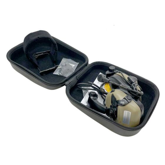 EARMOR cuffie radio ricevitore M32X MARK3 MILPRO per elmetti ARC / M-Lok (tan)
