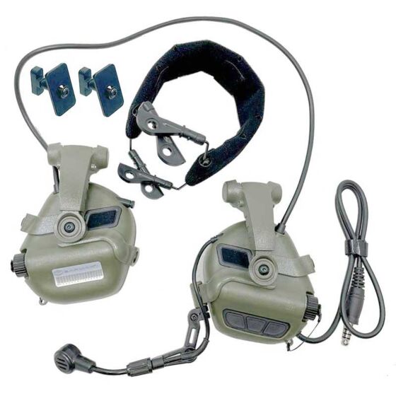 EARMOR cuffie radio ricevitore M32X MARK3 MILPRO per elmetti ARC / M-Lok (tan)