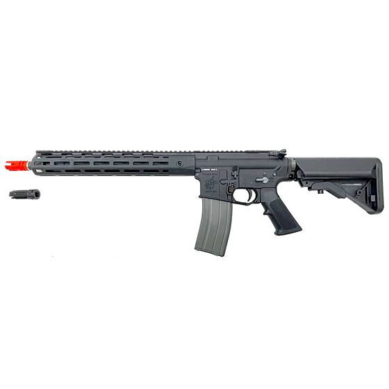 VFC fucile a gas Knight Armament SR16 E3 Carbine MOD2 scarrellante (nero)