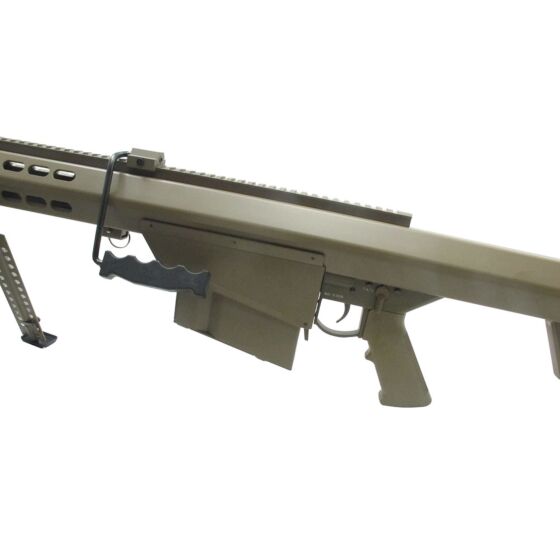 Snow wolf fucile elettrico m82 aeg cqb tan (deluxe)