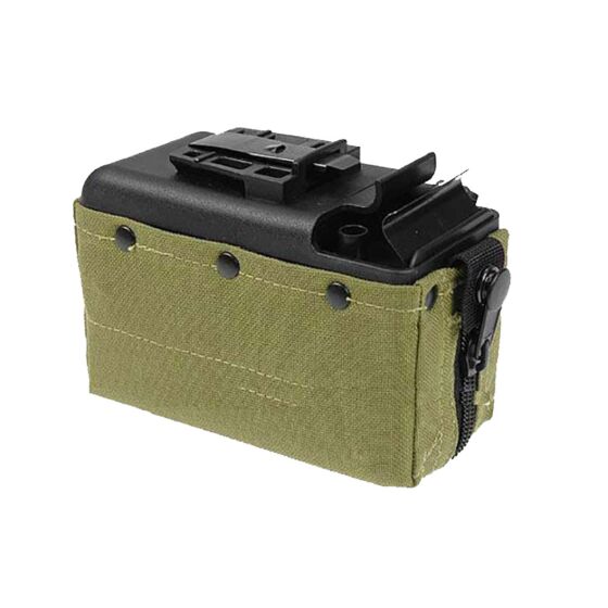 MAG caricatore box elettrico da 2500 colpi per fucile m249 (verde)