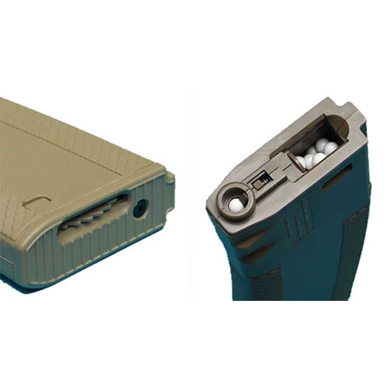 G&p caricatore troy 340 colpi per fucile elettrico m4 (dark earth)