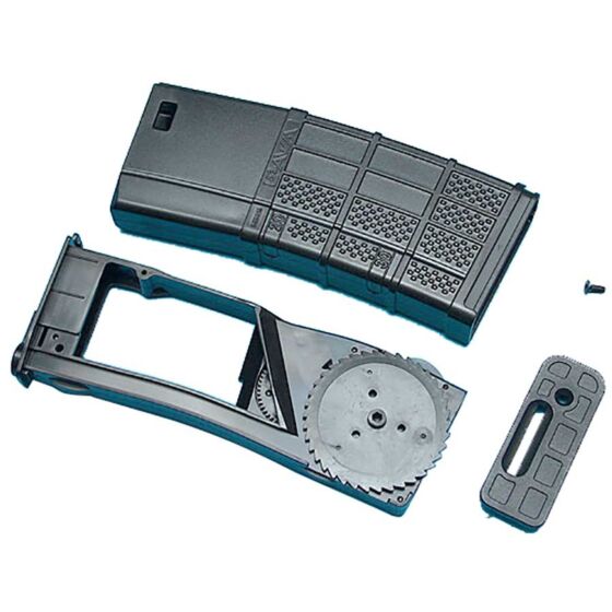 G&p caricatore WARFIGHTER 340 colpi per fucile elettrico m4 (nero)