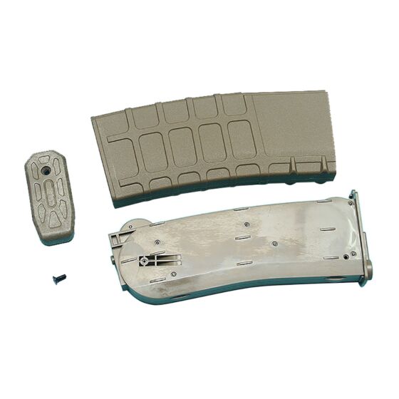 G&p caricatore P-style 130 colpi per fucile elettrico m16 (Dark Earth)