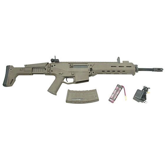 A&k fucile elettrico masada full metal aeg (tan)